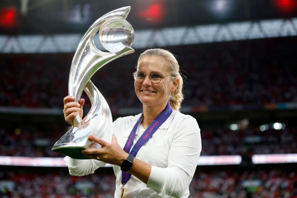 The Lionesses will be among the favourites as England look to win the World Cup this summer (The FA via Getty Images)