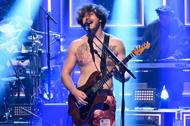 <p>Todd Owyoung/NBC/Getty</p> Jakob Nowell of Sublime on 'The Tonight Show Starring Jimmy Fallon'