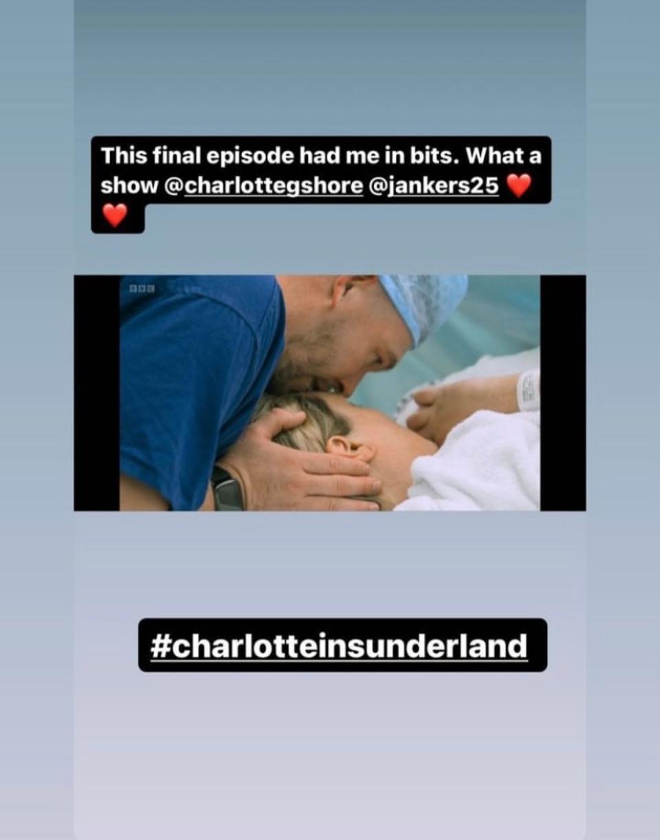 Some fans were touched by the final episode of her birth journey (Charlotte Crosby/Instagram)