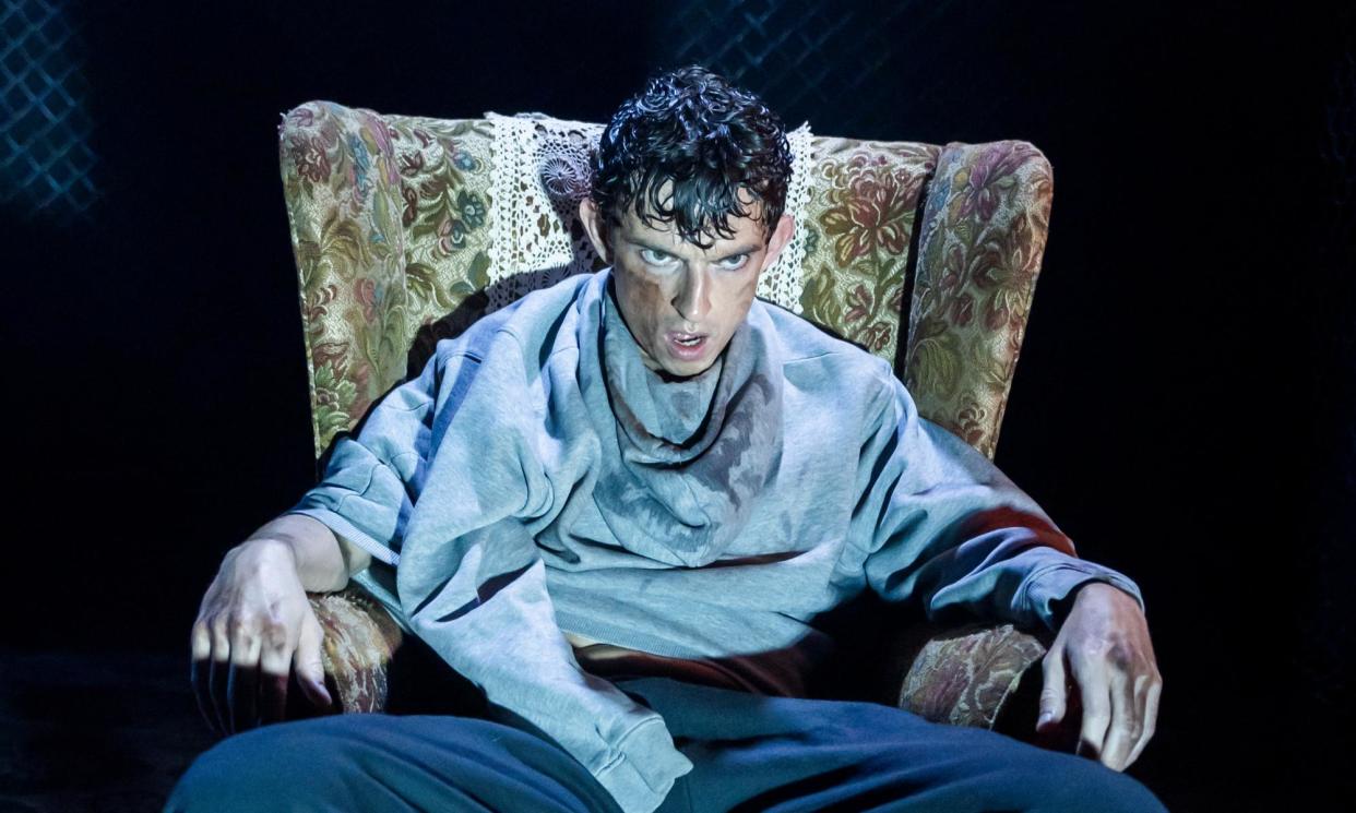 <span>Electric vigour … Dominic Holmes as the fawn in King Troll (The Fawn).</span><span>Photograph: Tristram Kenton/The Guardian</span>