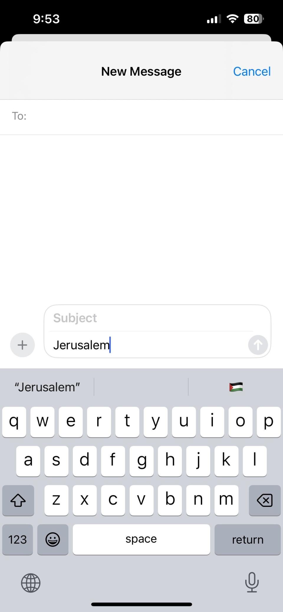 iOS update bug suggests Palestinian flag with 'Jerusalem,' prompting ...