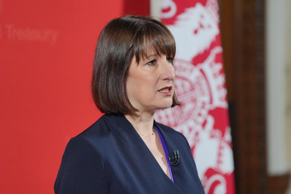 Chancellor Rachel Reeves has warned of ‘tough decisions’ at the upcoming Budget (Jonathan Brady/PA) (PA Wire)