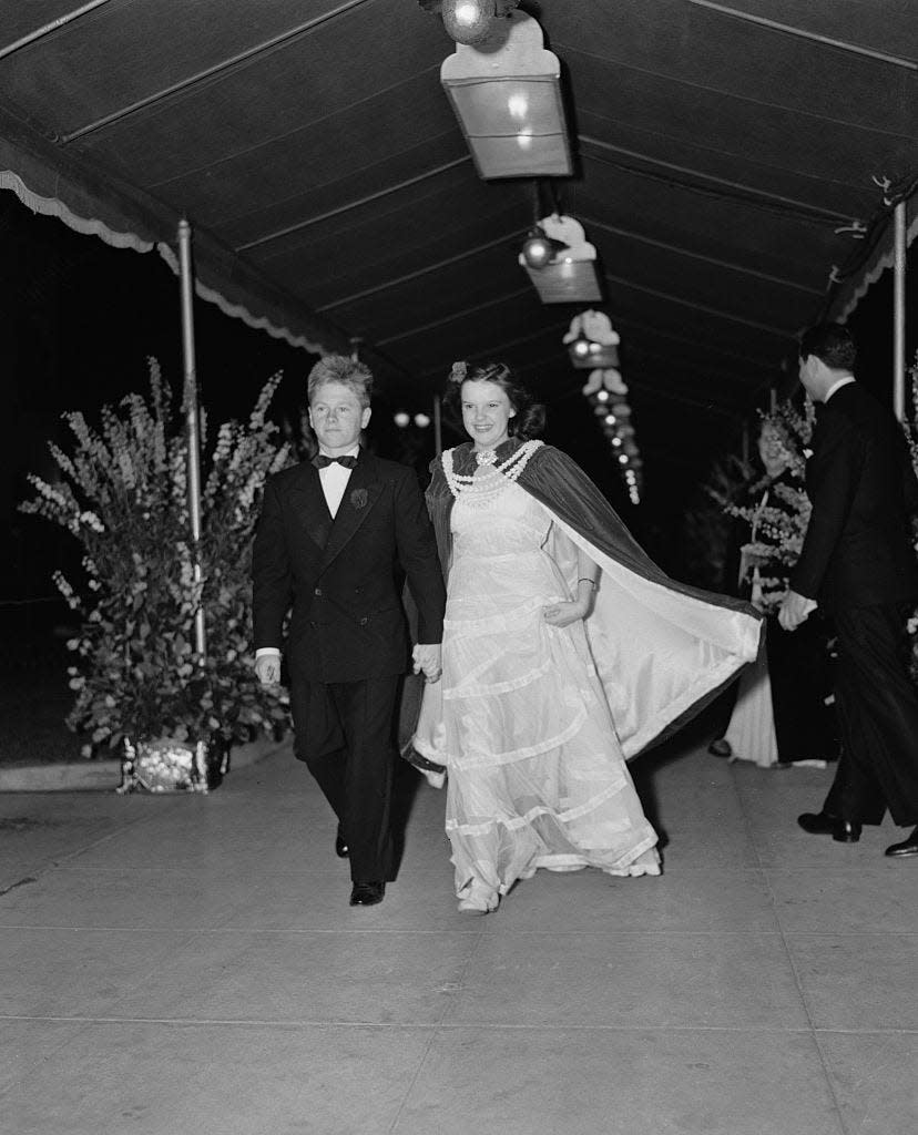 Judy Garland and Mickey Rooney