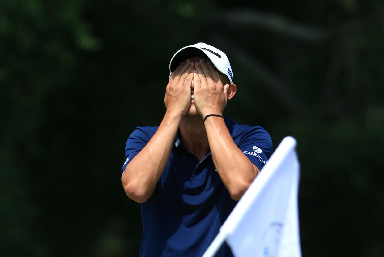 Collin Morikawa fended off Justin Thomas in an incredible playoff on Sunday to win the Workday Charity Open at Muirfield Village in Ohio.