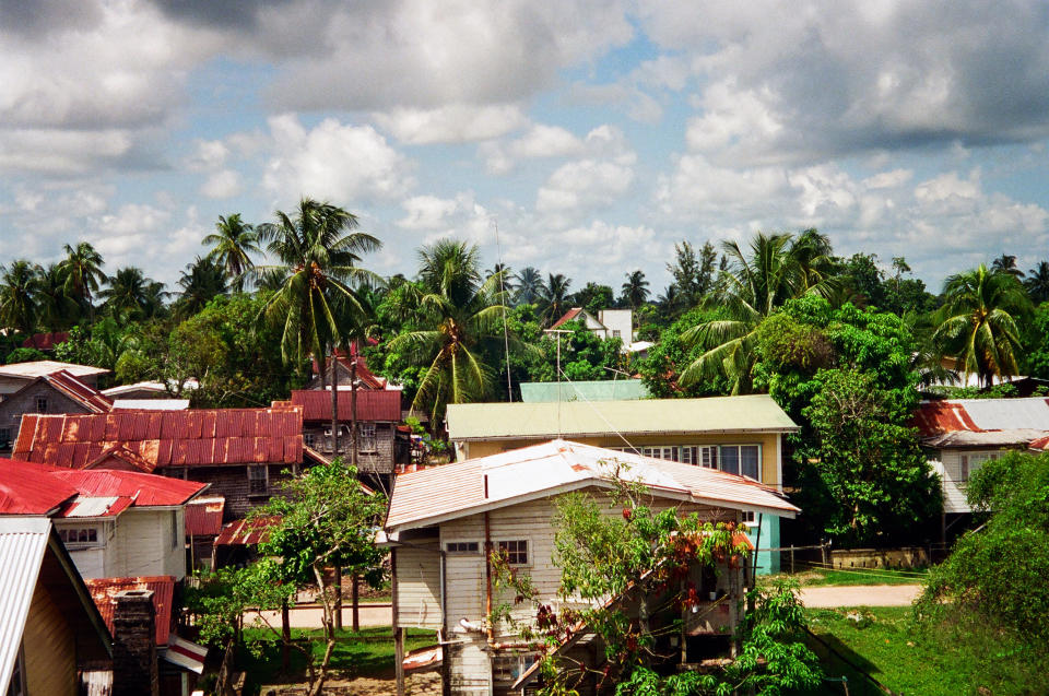 Viviendas en New Amsterdam, en Guyana. Foto: Getty Images. 