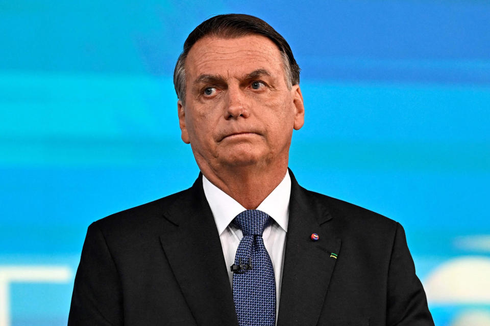 Jair Bolsonaro in Rio de Janeiro, Brazil, on Oct. 28, 2022. (Mauro Pimentel  / AFP - Getty Images file)