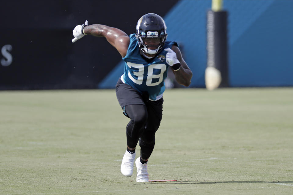 Jacksonville Jaguars running back James Robinson