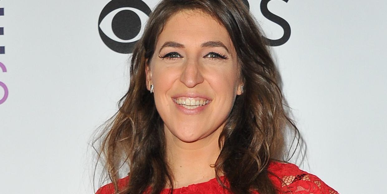 'big bang theory' cast member and 'jeopardy' host mayim bialik with her boyfriend on instagram