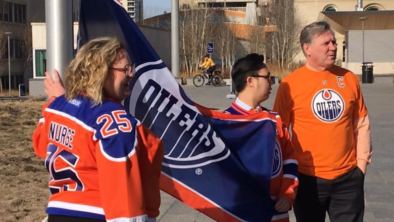 Oilers flag still on legislature grounds but don't expect to see it in Calgary