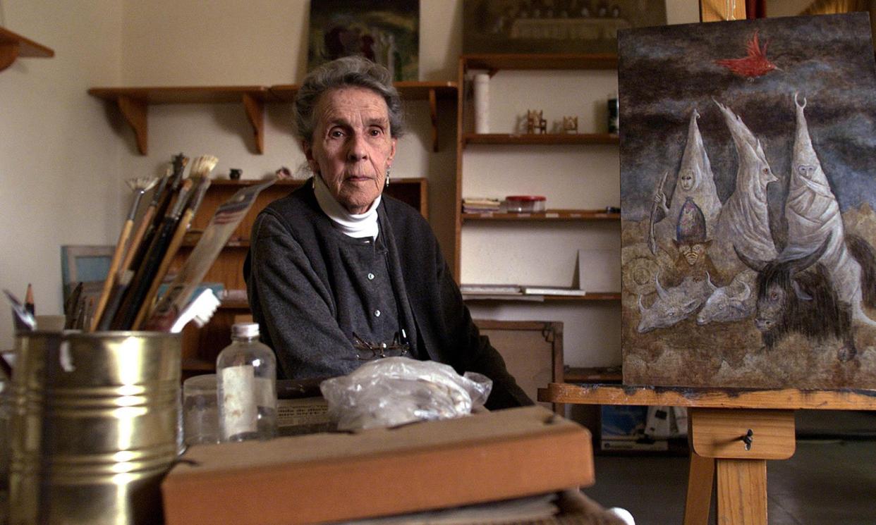 <span>British artist Leonora Carrington in 2000, at the age of 83 – six years before Joanna Moorhead met her.</span><span>Photograph: REUTERS/Alamy</span>