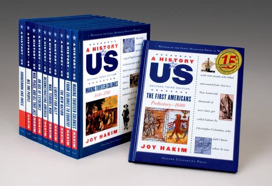 Hakim’s first series, “A History of US,” was first published in its entirety in 1995. (Oxford University Press)