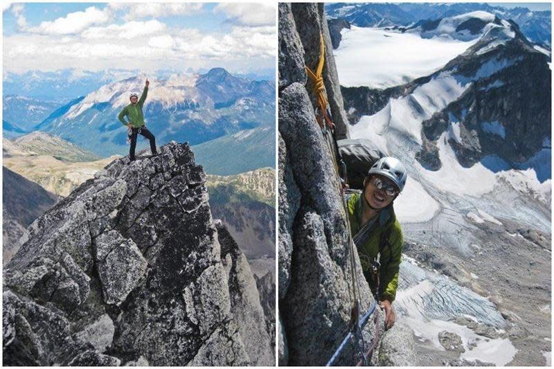 資深登山家、嚮導徐耀群（Larry）在挑戰攀岩玉山東峰中，意外身亡。（翻攝自徐耀群臉書）