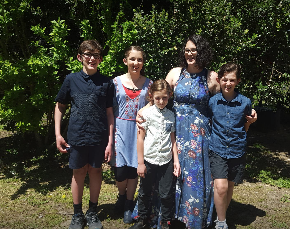 <em>Victims – Katrina Miles and her four children are thought to be among the victims of the mass shooting in Australia (Picture: Facebook)</em>