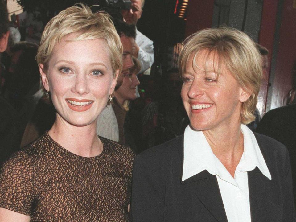 Anne Heche Ellen Degeneres Albert Ortega Online USA Getty