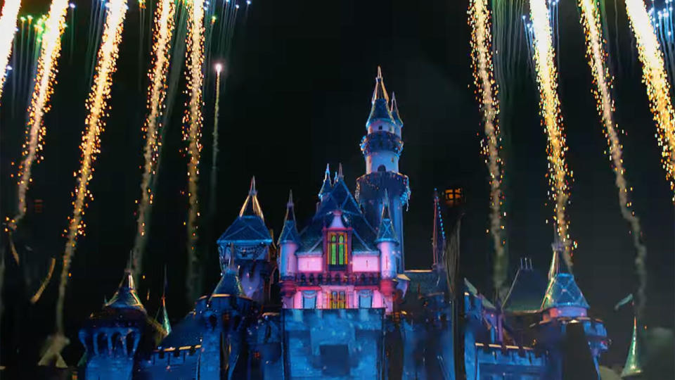 Disney Parks footage from Ignite The Night video.