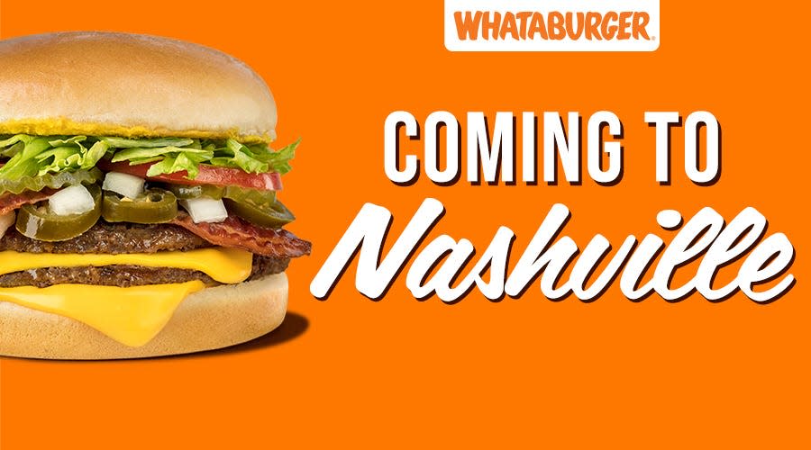 Whataburger is opening a restaurant in Hermitage on Wednesday, Jan. 5, 2022. It is the chain's first Nashville-area restaurant since the 1970's.