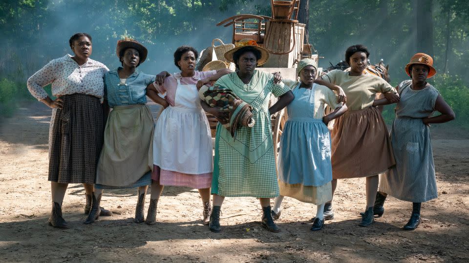 Danielle Brooks, center, in "The Color Purple" (2023). - Eli Ade´/Warner Bros. Entertainment Inc.