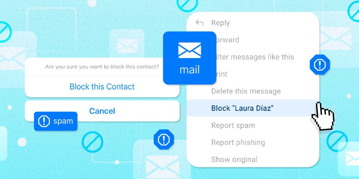 How to block emails on any service or app