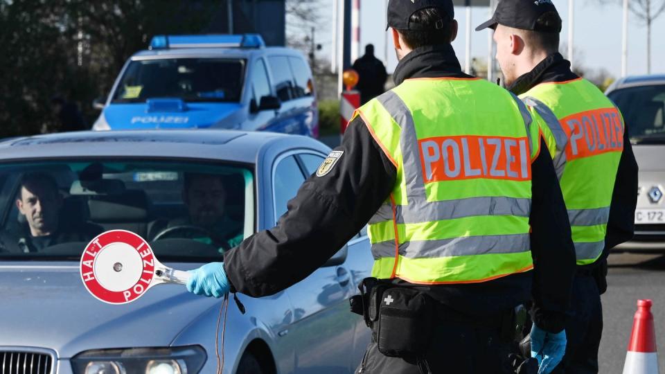 Am deutsch-französischen Grenzübergang in Kehl: Die in der Corona-Krise eingeführten Kontrollen sollen für weitere 20 Tage gelten.