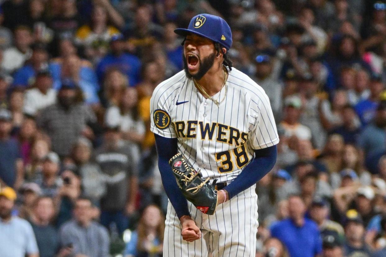 Brewers closer Devin Williams posted a 1.53 ERA, struck out 87 batters in 58 2/3 innings and converted 36 of 40 save chances last season.