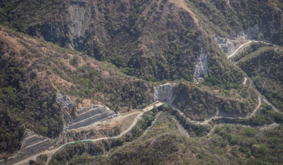 Túnel del Toyo, entre las obras que se verán beneficiadas con la vaca de Antioquia. Foto: Gobernación de Antioquia