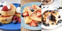 <p>Pancake Day or not (although Shrove Tuesday's not far away at all), we believe in eating pancakes whenever we fancy them. And we're not just talking about any-old pancakes, we're talking about <a href="https://www.delish.com/uk/cooking/recipes/a35286667/brownie-batter-pancakes-recipe/" rel="nofollow noopener" target="_blank" data-ylk="slk:Brownie Batter Pancakes;elm:context_link;itc:0;sec:content-canvas" class="link ">Brownie Batter Pancakes</a>, <a href="https://www.delish.com/uk/cooking/recipes/a32846563/how-to-make-blueberry-pancakes/" rel="nofollow noopener" target="_blank" data-ylk="slk:Blueberry Buttermilk Pancakes;elm:context_link;itc:0;sec:content-canvas" class="link ">Blueberry Buttermilk Pancakes</a>, <a href="https://www.delish.com/uk/cooking/recipes/a29245017/banana-pancake-dippers-recipe/" rel="nofollow noopener" target="_blank" data-ylk="slk:Banana Pancake Dippers;elm:context_link;itc:0;sec:content-canvas" class="link ">Banana Pancake Dippers</a> and more! The type where you can experiment with all types of flavours and <a href="https://www.delish.com/uk/cooking/recipes/g34723929/pancake-toppings/" rel="nofollow noopener" target="_blank" data-ylk="slk:toppings;elm:context_link;itc:0;sec:content-canvas" class="link ">toppings</a>. But, if you're stuck for inspiration, we've pulled together a selection of top-tier, super-simple pancake recipes for you to give a go. </p><p>How about an all-day pancake celebration? We've got a whole host of <a href="https://www.delish.com/uk/cooking/recipes/g30700304/savoury-pancakes/" rel="nofollow noopener" target="_blank" data-ylk="slk:savoury pancake recipes;elm:context_link;itc:0;sec:content-canvas" class="link ">savoury pancake recipes</a> for you too. There's <a href="https://www.delish.com/uk/cooking/recipes/a33009374/scallion-pancakes-recipe/" rel="nofollow noopener" target="_blank" data-ylk="slk:Spring Onion Pancakes;elm:context_link;itc:0;sec:content-canvas" class="link ">Spring Onion Pancakes</a> that were going absolutely WILD on TikTok last year, <a href="https://www.delish.com/uk/cooking/recipes/a38062685/mini-pancake-bites/" rel="nofollow noopener" target="_blank" data-ylk="slk:Mini Bacon Pancake Bites;elm:context_link;itc:0;sec:content-canvas" class="link ">Mini Bacon Pancake Bites</a> if you fancy a salty-sweet snack, and even a <a href="https://www.delish.com/uk/cooking/recipes/a30908346/pancake-breakfast-sandwich-with-sausage-and-avocado/" rel="nofollow noopener" target="_blank" data-ylk="slk:Pancake Breakfast Sandwich;elm:context_link;itc:0;sec:content-canvas" class="link ">Pancake Breakfast Sandwich</a> featuring all your brekkie faves (sausage, fried egg and avo, anyone?). Perhaps a three-course pancake feast could be on the cards? We think that's an excellent idea, anyway.</p><p>If you're a first-time pancake flipper, there's our ultimate guide on <a href="https://www.delish.com/uk/cooking/recipes/a30452165/pancake-recipe/" rel="nofollow noopener" target="_blank" data-ylk="slk:how to make the best pancakes;elm:context_link;itc:0;sec:content-canvas" class="link ">how to make the best pancakes</a>, and a load of other <a href="https://www.delish.com/uk/food-news/g35308651/pancake-day-tips/" rel="nofollow noopener" target="_blank" data-ylk="slk:P;elm:context_link;itc:0;sec:content-canvas" class="link ">P</a><a href="https://www.delish.com/uk/food-news/g35308651/pancake-day-tips/" rel="nofollow noopener" target="_blank" data-ylk="slk:ancake Day tips;elm:context_link;itc:0;sec:content-canvas" class="link ">ancake Day tips</a> to get you from batter novice to flipping expert in no time.</p><p>Fancy trying some healthier alternatives? We've got a bunch of <a href="https://www.delish.com/uk/cooking/recipes/g34769835/healthy-pancakes/" rel="nofollow noopener" target="_blank" data-ylk="slk:Healthy Pancakes;elm:context_link;itc:0;sec:content-canvas" class="link ">Healthy Pancakes</a>, too. We're talking <a href="https://www.delish.com/uk/cooking/recipes/a28886175/keto-pancakes-recipe/" rel="nofollow noopener" target="_blank" data-ylk="slk:Keto Pancakes;elm:context_link;itc:0;sec:content-canvas" class="link ">Keto Pancakes</a>, <a href="https://www.delish.com/uk/cooking/recipes/a31277605/best-paleo-pancake-recipe/" rel="nofollow noopener" target="_blank" data-ylk="slk:Paleo Pancakes;elm:context_link;itc:0;sec:content-canvas" class="link ">Paleo Pancakes</a>, <a href="https://www.delish.com/uk/cooking/recipes/a29222187/easy-vegan-pancake-recipe/" rel="nofollow noopener" target="_blank" data-ylk="slk:Vegan Pancakes;elm:context_link;itc:0;sec:content-canvas" class="link ">Vegan Pancakes</a> for our plant-based pals, and even <a href="https://www.delish.com/uk/cooking/recipes/a30907867/avocado-pancakes-recipe/" rel="nofollow noopener" target="_blank" data-ylk="slk:pancakes made with avocado;elm:context_link;itc:0;sec:content-canvas" class="link ">pancakes made with avocado</a>.</p><p>Essentially, whatever your pancake-making plans, we've got you covered.</p>