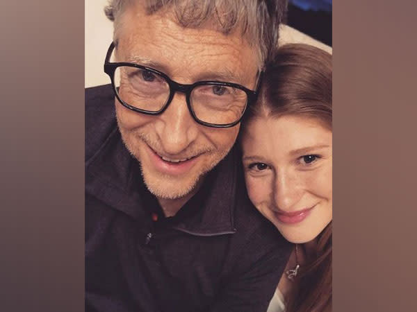 Bill Gates with daughter Jennifer (Image Source: Instagram)