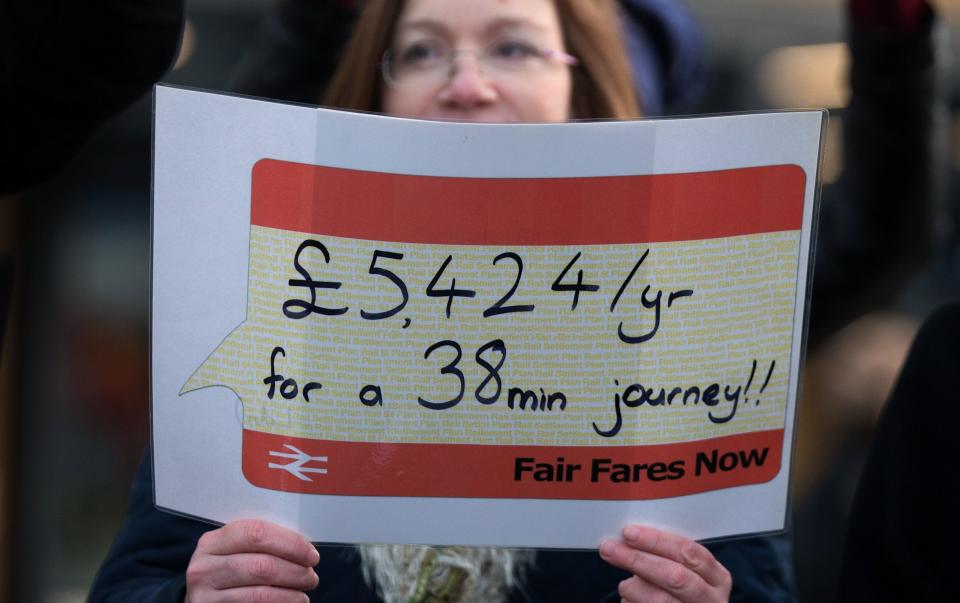 Rail fares are going up an average of 3.1% in 2019, according to Rail Delivery Group. Photo: Daniel Leal-Olivas/Getty Images