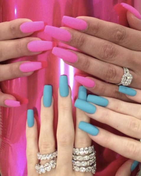 Kylie Jenner's Matte Blue