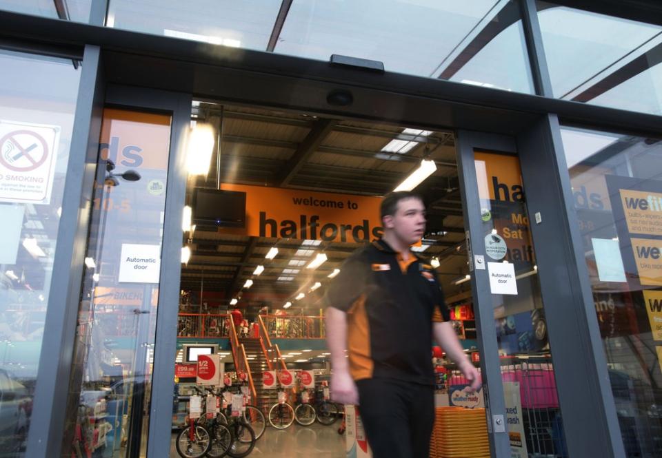 Halfords has warned of a looming shortage of electric vehicle mechanics (Yui Mok/PA) (PA Wire)