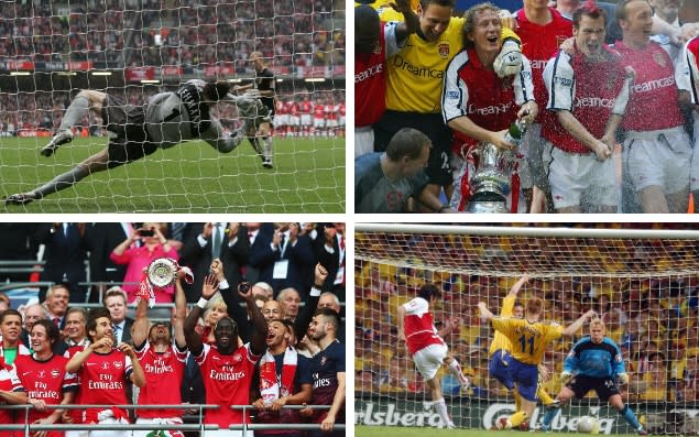 Arsene Wenger has guided Arsenal through some memorable FA Cup finals