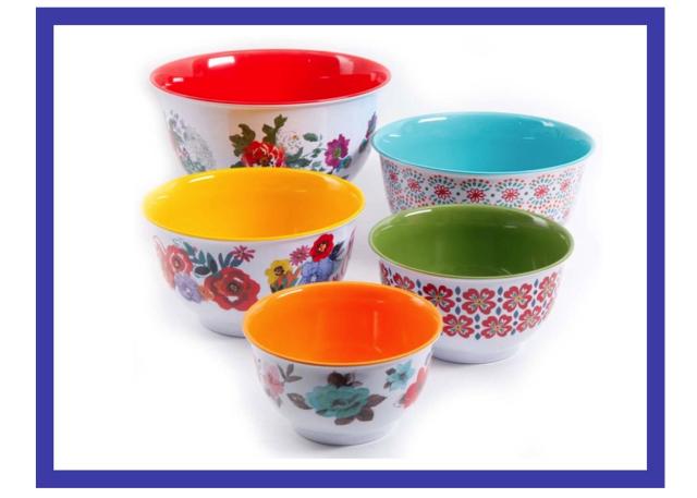 The Pioneer Woman Melamine Mixing Bowls on Sale!