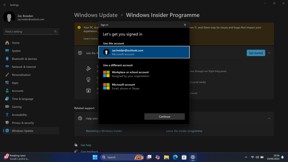 Windows Insider Program