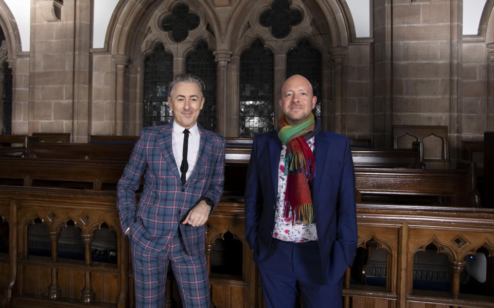 Alan Cumming with theatre director John Tiffany