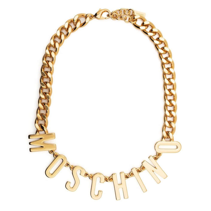 Moschino Logo Lettering Chain Choker