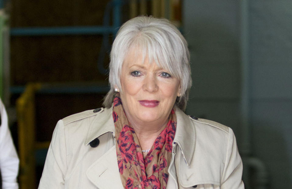Alison Steadman was shocked to find out that her father was adopted credit:Bang Showbiz