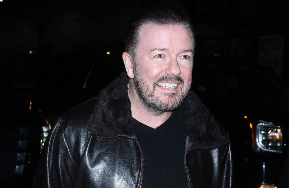 Ricky Gervais has criticised Pope Francis' comments credit:Bang Showbiz