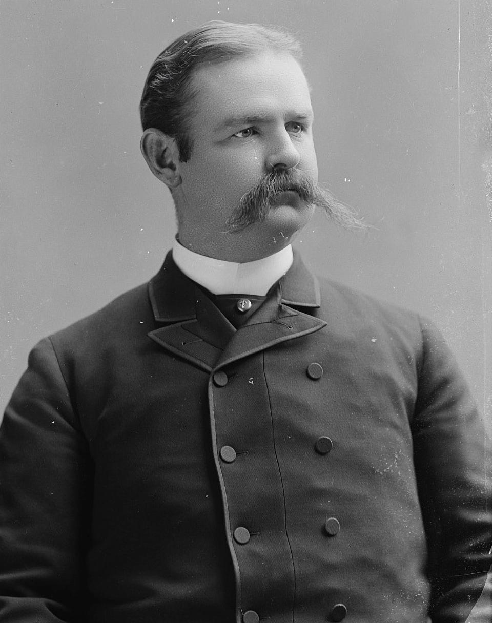 A photo of Thibodaux area sugar planter and four-term congressman Andrew Price, taken sometime between 1873 and 1890.