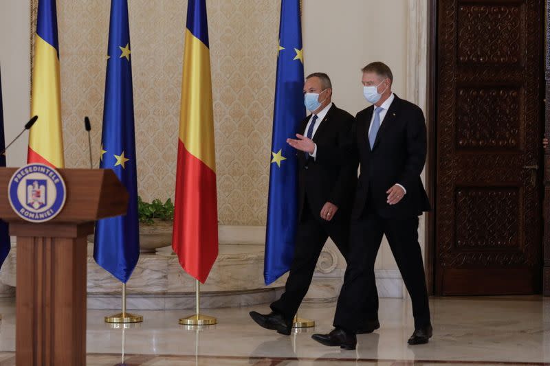 Romania's President Iohannis picks army general as prime minister