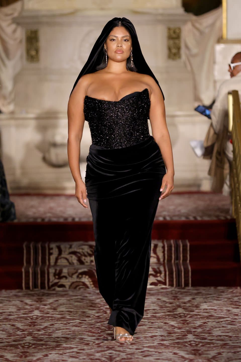 christian siriano fall winter 2024 runway show at the plaza