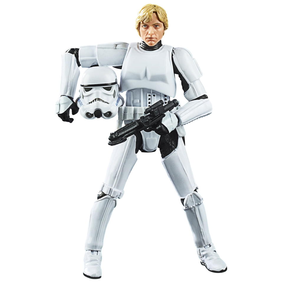 <p><a href="https://go.redirectingat.com?id=74968X1596630&url=https%3A%2F%2Fwww.walmart.com%2Fip%2FStar-Wars-the-Vintage-Collection-Luke-Skywalker-Stormtrooper-Toy-Figure%2F488133850&sref=https%3A%2F%2Fwww.bestproducts.com%2Flifestyle%2Fg624%2Fstar-wars-stuff%2F" rel="nofollow noopener" target="_blank" data-ylk="slk:Shop Now;elm:context_link;itc:0;sec:content-canvas" class="link ">Shop Now</a></p><p>The Vintage Collection Luke Skywalker </p><p>walmart.com</p><p>$23.90</p><span class="copyright">Hasbro</span>