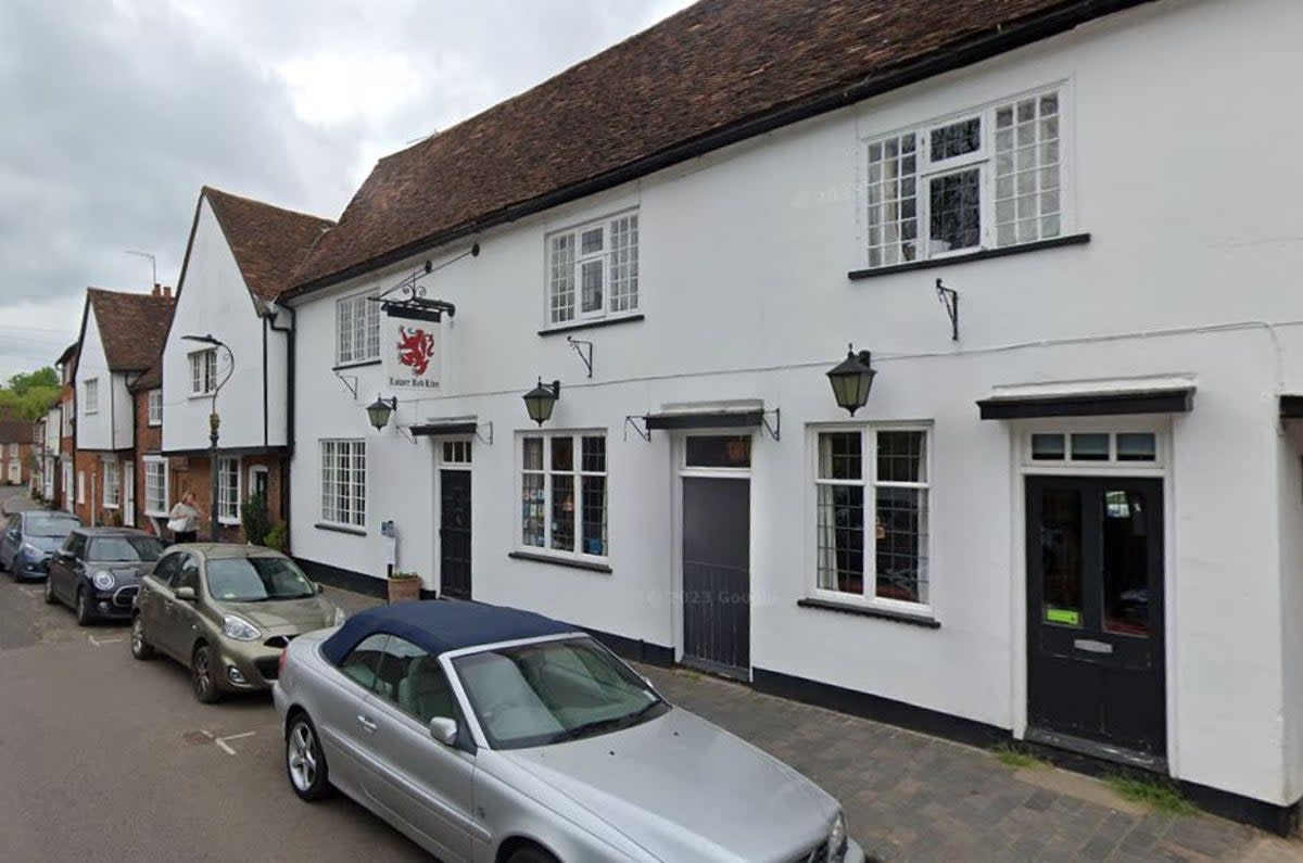 David Worcester, who runs the Lower Red Lion in St Albans, Hertfordshire, added that messages of support have flooded in from the local community and across the world (Google Maps)