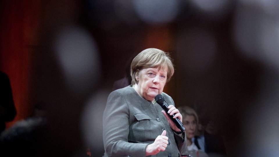 «Ich werde (...) dafür kämpfen, dass wir noch zu einem geordneten Austritt kommen»: Kanzlerin Angela Merkel. Foto: Kay Nietfeld
