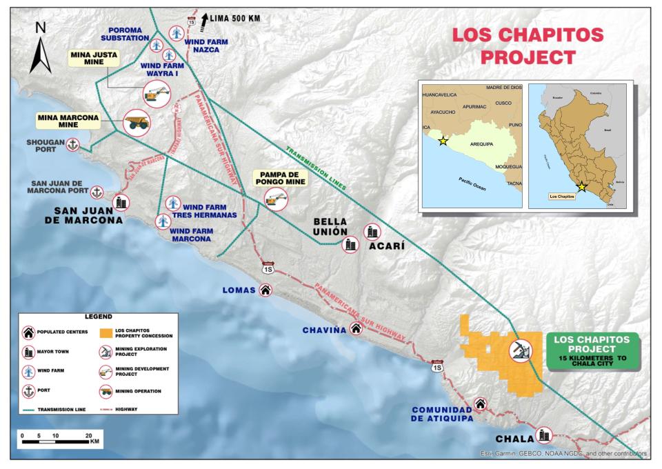 Camino Minerals Corp, Sunday, June 5, 2022, Press release picture