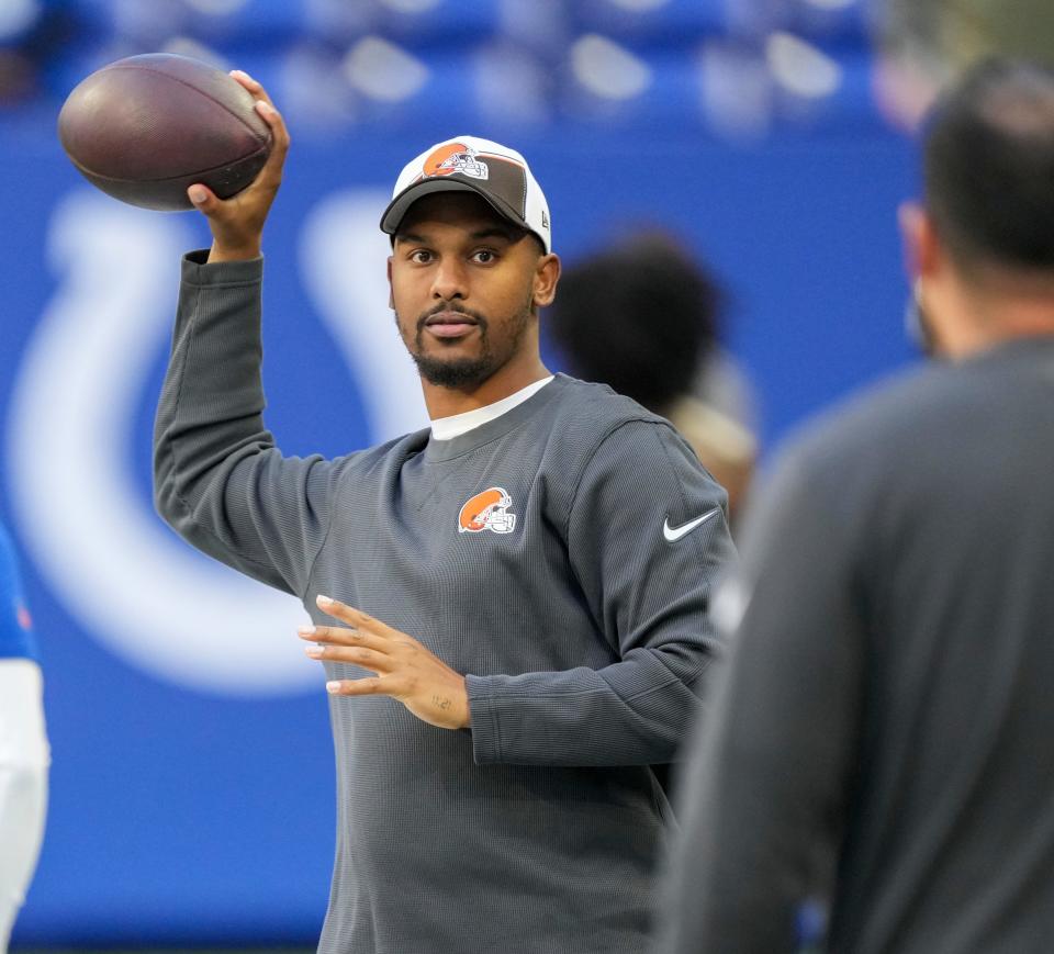 Ashton Grant, the Cleveland Browns' offensive assistant and quarterbacks coach, is rising through the NFL coaching ranks with his sights set on becoming an offensive coordinator. But that climb historically has been confoundingly steep for coaches of color, USA TODAY Sports research shows, and most never get there.