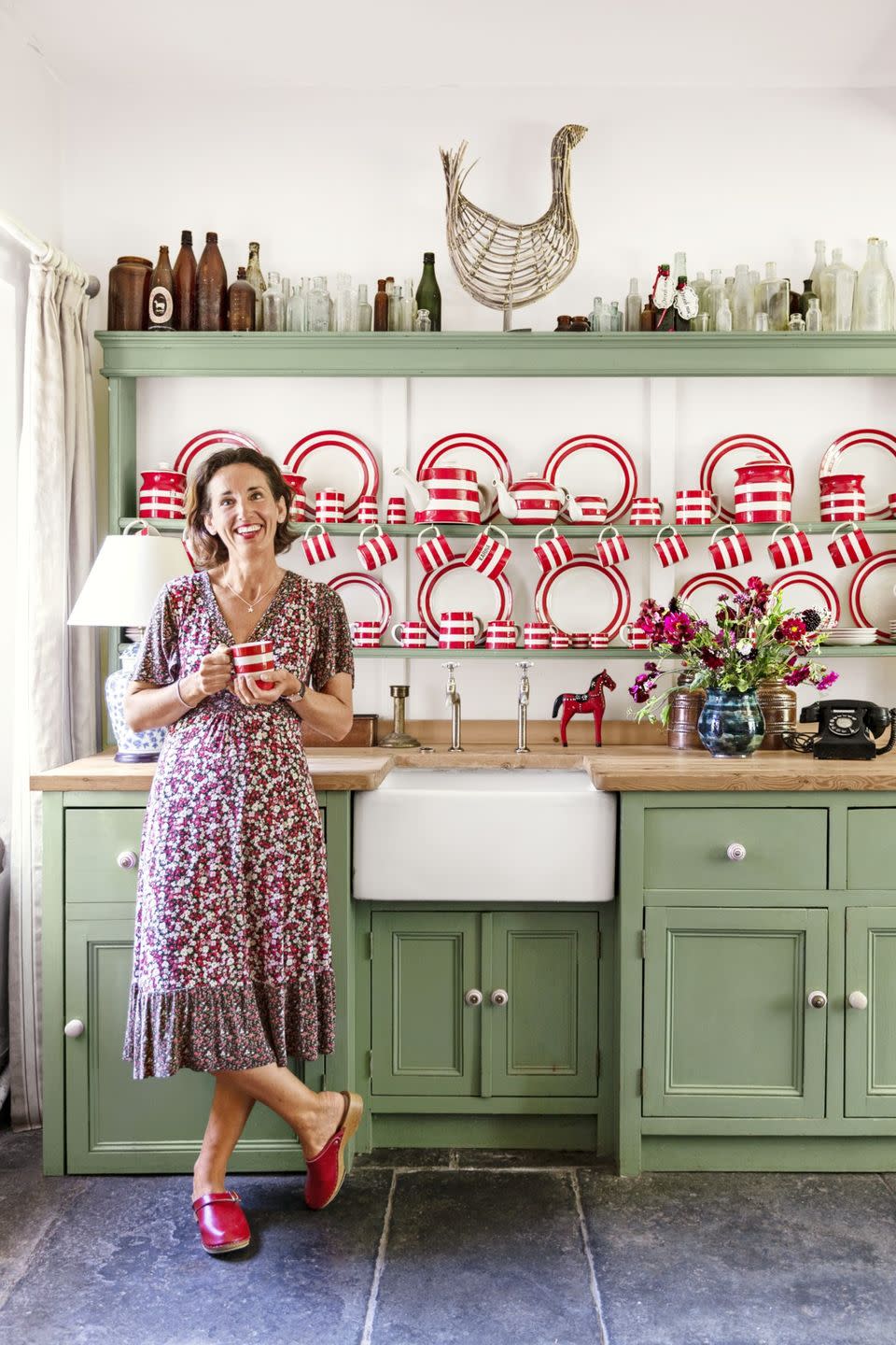 Candy Cane Stripes Christmas Kitchen