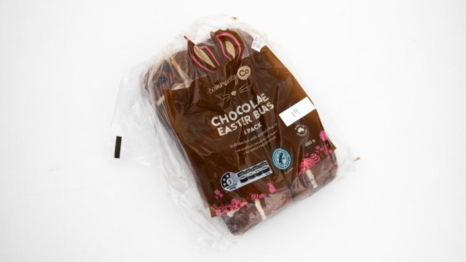 Community Co chocolate hot cross buns