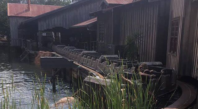 Passengers have been freed from the popular Wild West Falls Adventure Ride. Source: 7 News