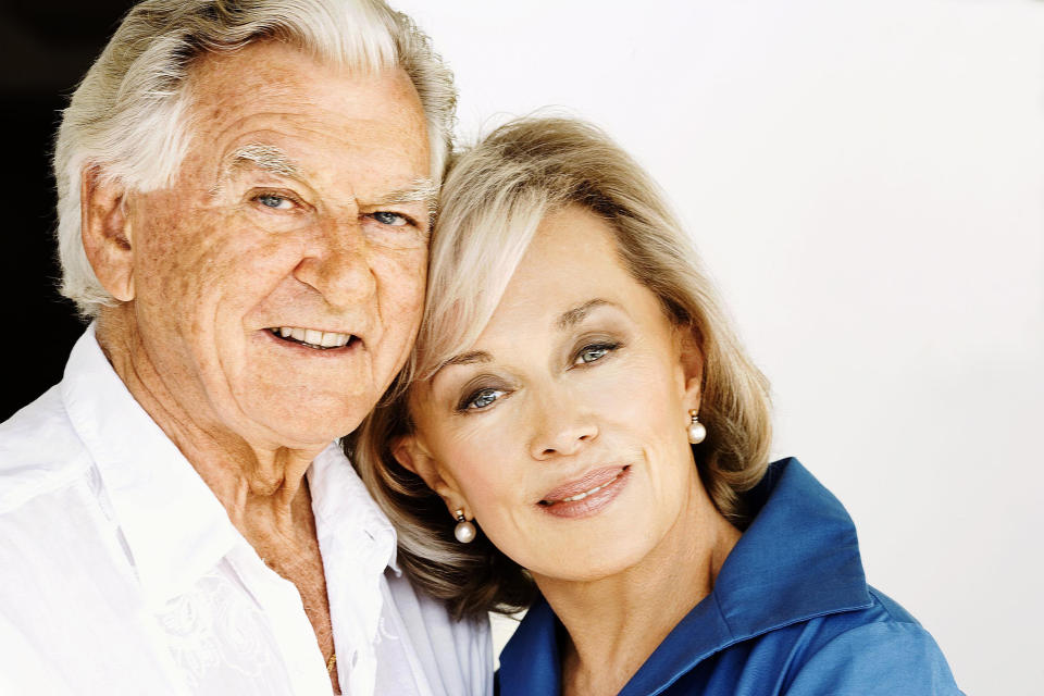 Former Australian prime minister Bob Hawke and his wife Blanche d'Alpuget are pictured. Source: AAP