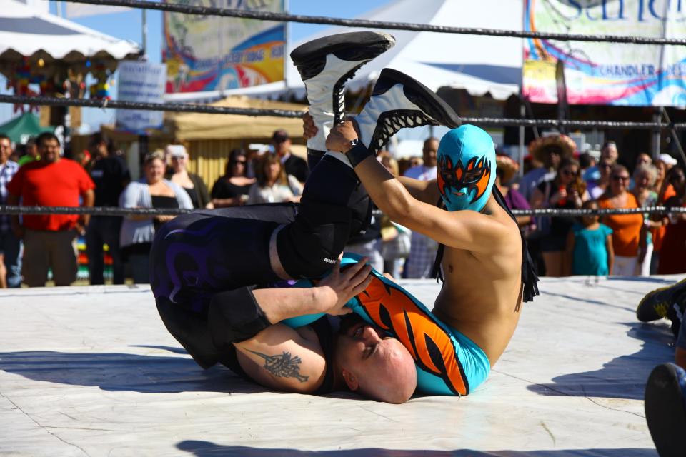 Lucha libre wrestling is a term associated with professional wrestling in Mexico. It also features wrestlers in colorful masks, executing high-flying maneuvers which are seen in professional wrestling in the United States and Japan.  Lucha Libre Mexicana takes place at 7 p.m., December 11, 2021 at Agua Caliente Casino in Cathedral City, Calif.